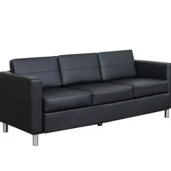Lux Faux Leather Sofa