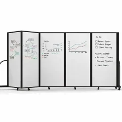 Magnetic Dry Erase Tackable Room Dividers