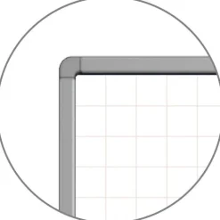 Magnetic Ghost Grid Whiteboard (48'' x 36'')