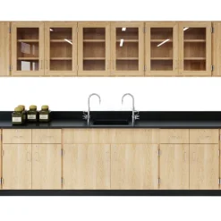 Maple Wall Science Cabinets