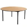 Max Seating Round Particle Board Folding Tables by NPS