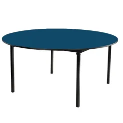Max Seating Round Premium Plywood with T-Mold Edge Folding Tables by NPS