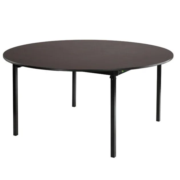 Max Seating Round Premium Plywood with Protect Edge Folding Tables by NPS
