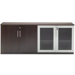 Medina Low Cabinet Credenza w/ Glass Door