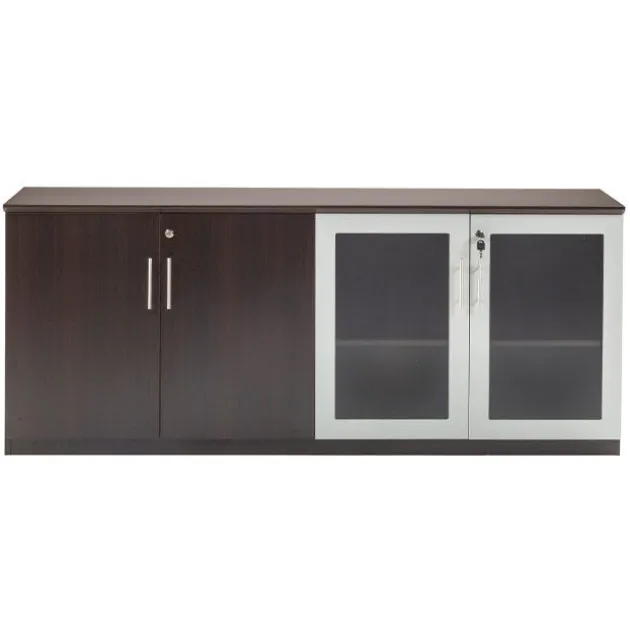 Medina Low Cabinet Credenza w/ Glass Door