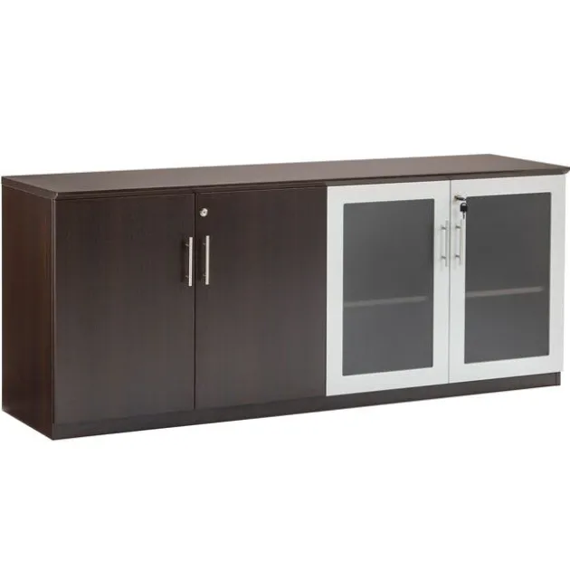 Medina Low Cabinet Credenza w/ Glass Door