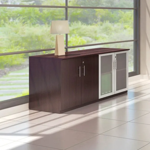 Medina Low Cabinet Credenza w/ Glass Door