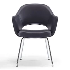 Melanie Guest Chair w/ Arms - Vinyl
