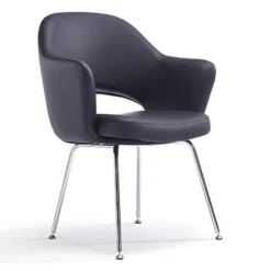 Melanie Guest Chair w/ Arms - Vinyl