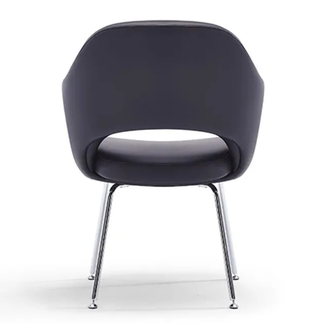 Melanie Guest Chair w/ Arms - Vinyl