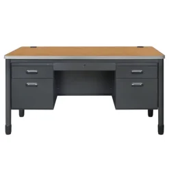 Mesa Series Steel Double Pedestal Teacher Desks