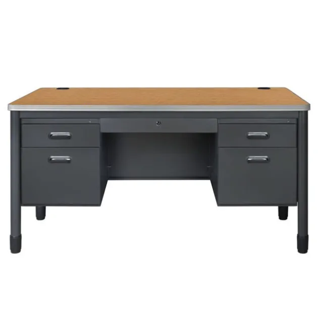 Mesa Series Steel Double Pedestal Teacher Desks