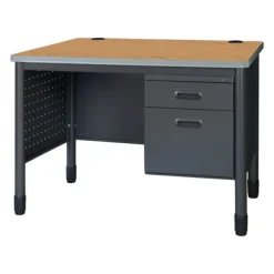 Mesa Series Steel Single Pedestal Teacher Desks