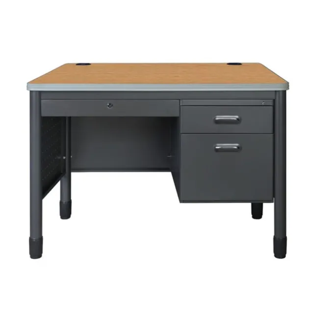 Mesa Series Steel Single Pedestal Teacher Desks