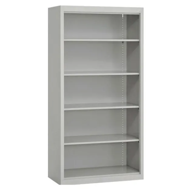Metal Bookcase W/5 Shelves (36'' W X 18'' D X 72'' H)