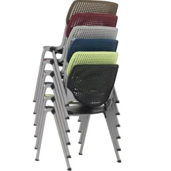 Midtown Rectangle Cafe Table with Kool Seating Package