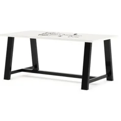 Midtown Rectangle Counter Height Dry Erase Tables by KFI