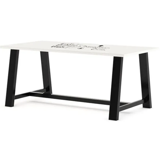 Midtown Rectangle Counter Height Dry Erase Tables by KFI