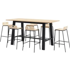 Midtown Table and Jive Bar Height Stool Packages