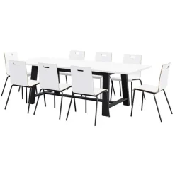 Midtown Table and Jive Stack Chairs Package