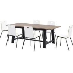 Midtown Table and Jive Stack Chairs Package