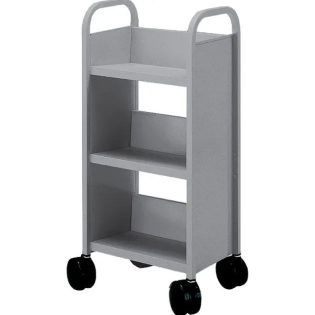 Mini Book Truck (3 Sloping Shelves)