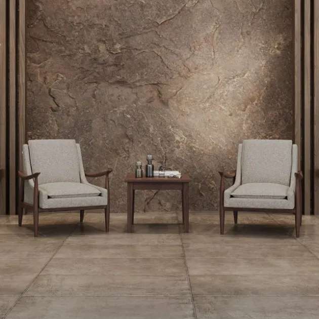 Mira Wood Arm Upholstered Lounge Chair