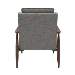 Mira Wood Arm Upholstered Lounge Chair