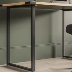Mirella SOHO Desk with Built-In Pedestal