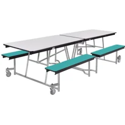 Mobile Bench Cafeteria Tables