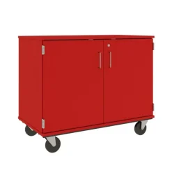 Mobile 18 Bin Storage Unit