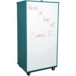 Mobile Bookcase with Dry Erase Back (30
