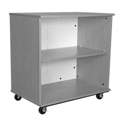 Mobile Bookcase with Dry Erase Back (36