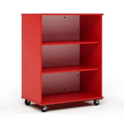 Mobile Bookcase with Dry Erase Back (36