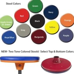 Mobile Cafeteria Round Stool & Bench Table