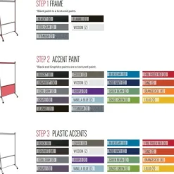 Mobile Dry Erase Maker Idea Board