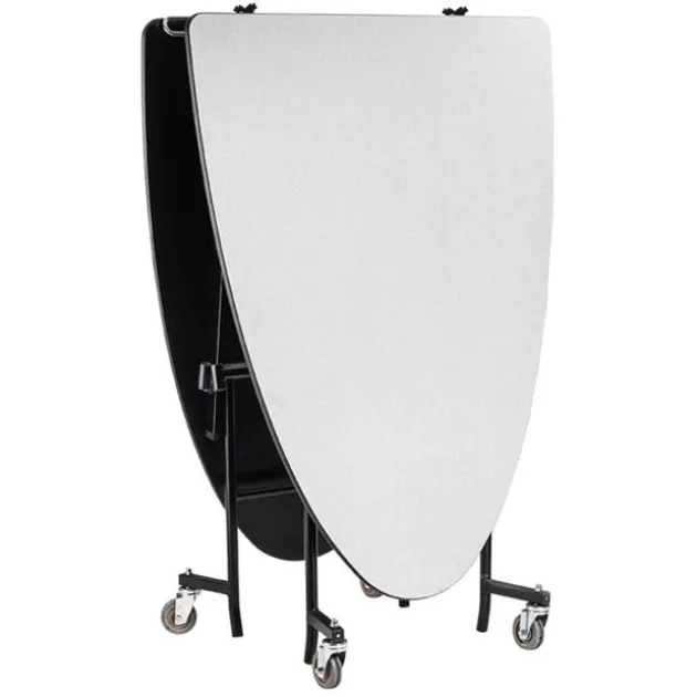 Mobile Elliptical Cafeteria Tables