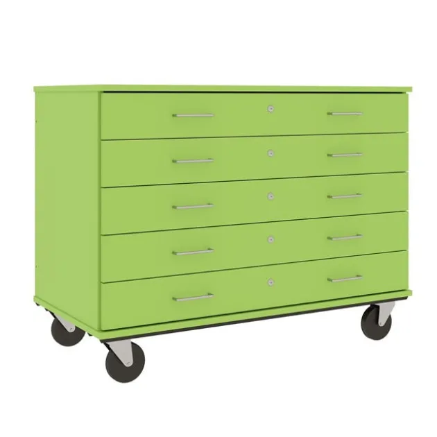 Mobile Five Drawer Storage Unit