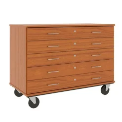 Mobile Five Drawer Storage Unit