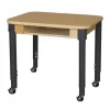 Mobile Laminate Desk with Adjustable Legs (24'' x 18'' Rectangle)