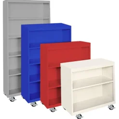 Mobile Metal Bookcases