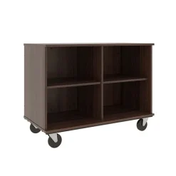 Mobile Open Divided Storage Cabinet