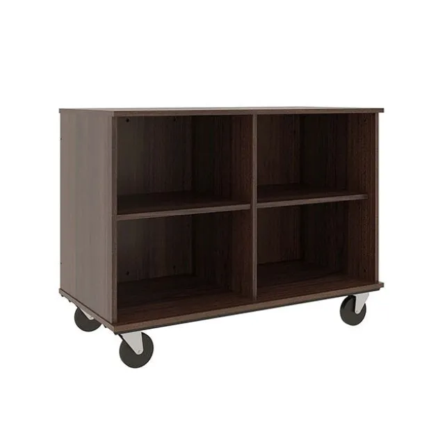 Mobile Open Divided Storage Cabinet