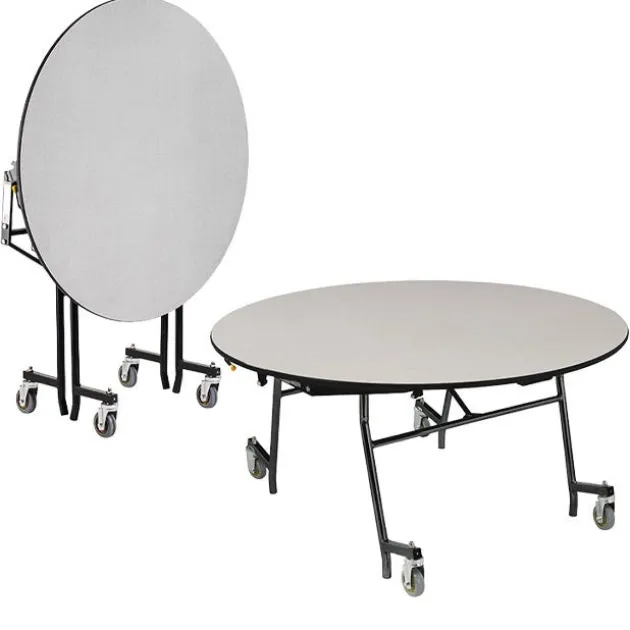 Mobile Shape EasyFold Tables w/ Round Top
