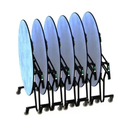 Mobile Shape EasyFold Tables w/ Round Top