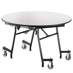Mobile Shape EasyFold Tables w/ Round Top