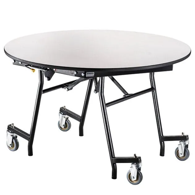 Mobile Shape EasyFold Tables w/ Round Top
