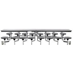 Mobile Stool Cafeteria Tables - Grades K-4