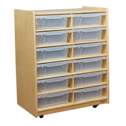 Mobile Storage Units with 12, 16 or 24 Letter Trays
