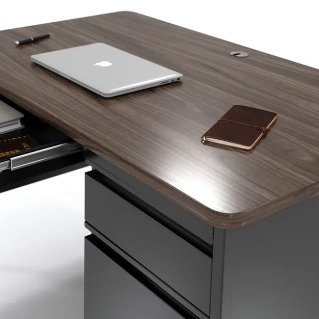 Mobile Teacher Desk w/ Double Pedestal - 60” W x 30” D